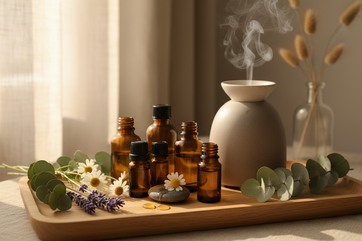 Raumbeduftung mit ätherischen Ölen