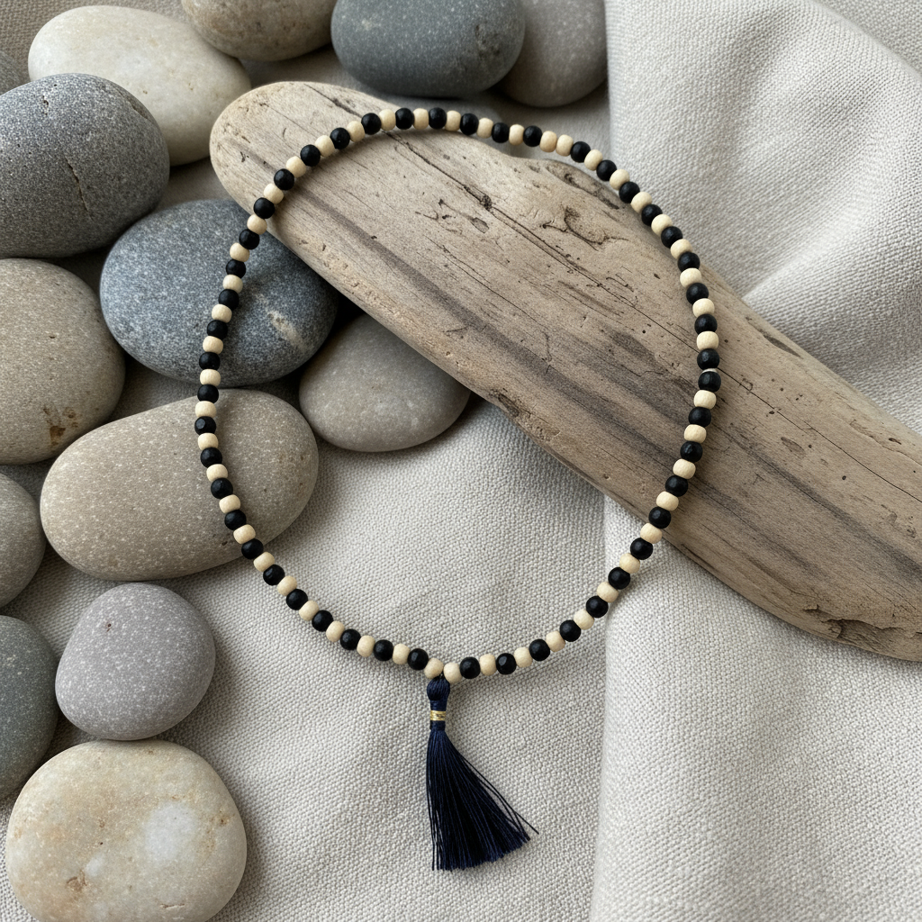 Mala Tulsi / Lavastein (8mm) im Beutel