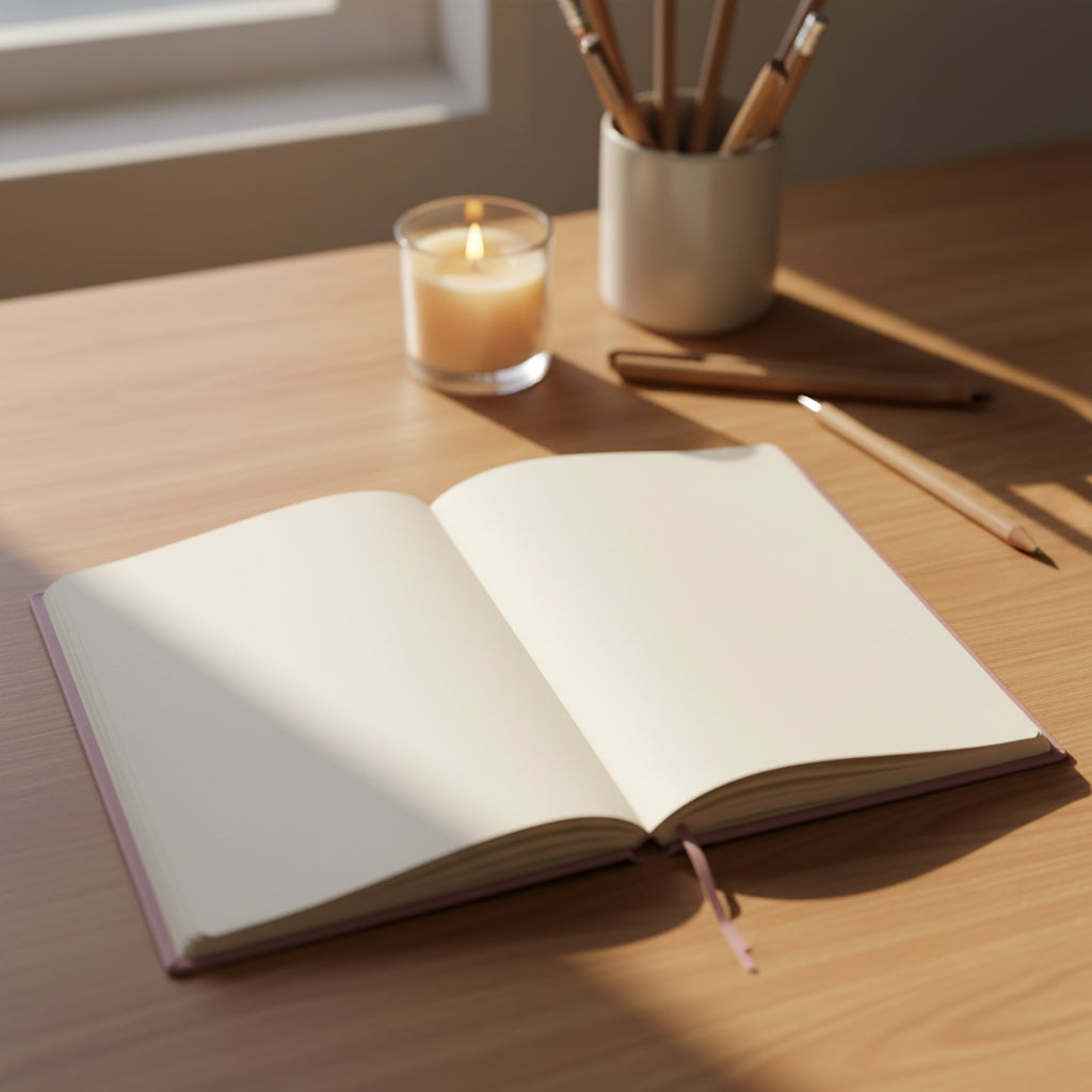 Notizbuch Mondphasen & Sterne