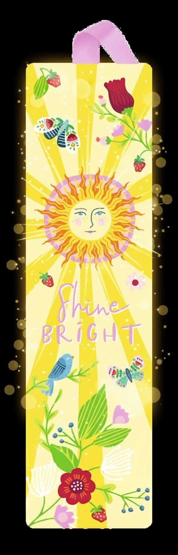 Lesezeichen mit "Band Shine Bright" - Basically it's magic