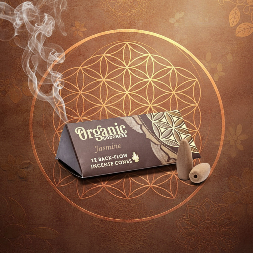 Jasmin Rückfluss Räucherkegel -  (Organic Goodness)