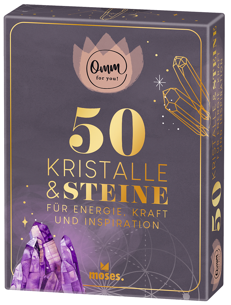 Kartenset "Kristalle & Steine" - Omm for you