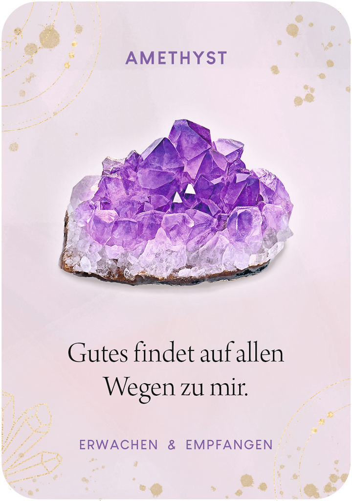 Kartenset "Kristalle & Steine" - Omm for you