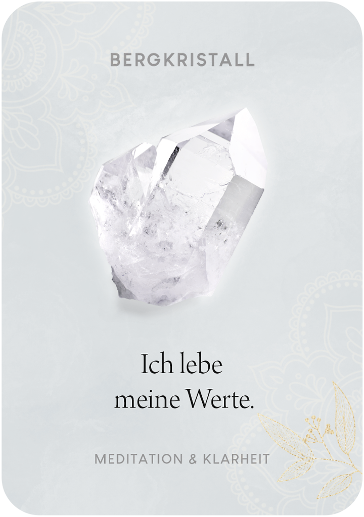 Kartenset "Kristalle & Steine" - Omm for you