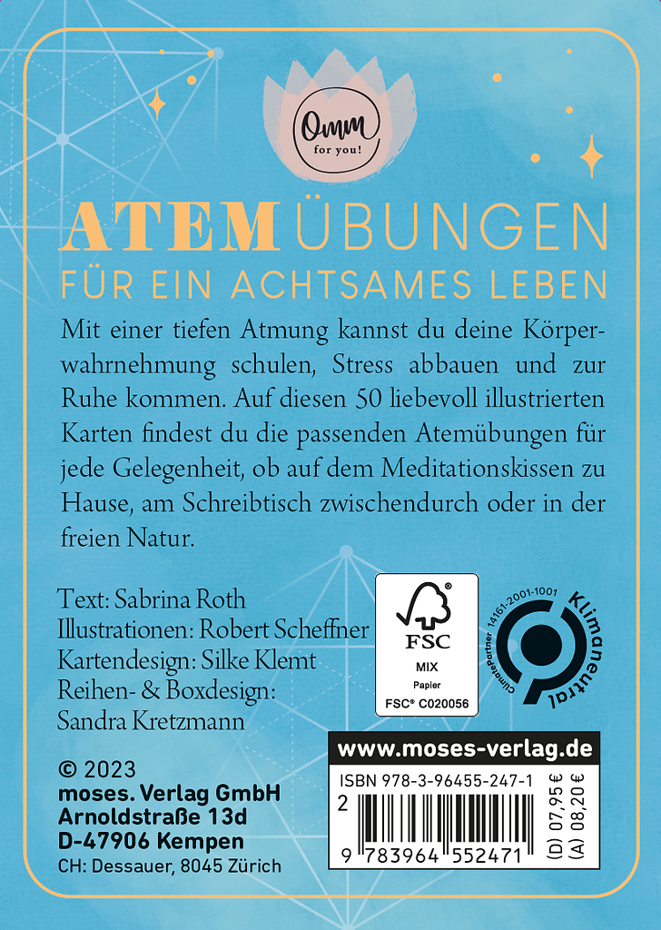 Kartenset "Atem Übungen" - Omm for you