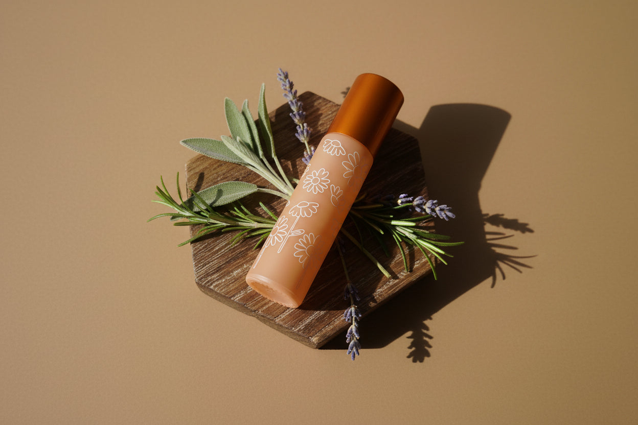 Roll-On Flasche 10ml "Aprikosenschimmer"