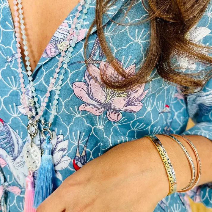 Mantraarmreif - WERTVOLL & GELIEBT