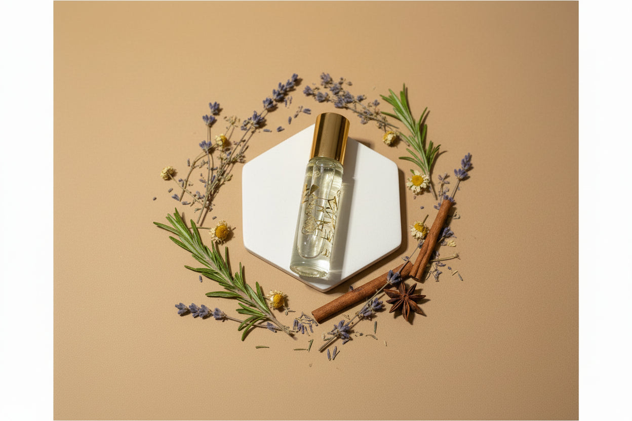 Roll-On Flasche 10ml Glückskatze Gold