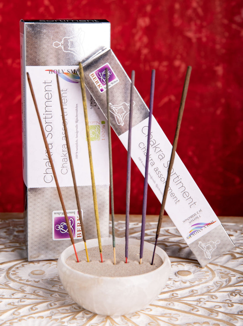 Chakra Linie Sortimentspackung Räucherstäbchen (Berk)