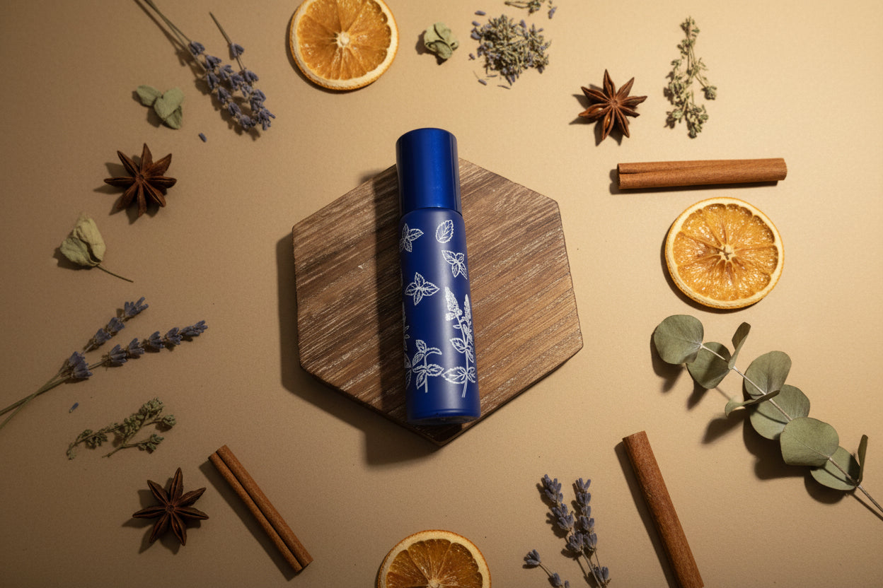 Roll-On Flasche 10ml "Indigoblüte"