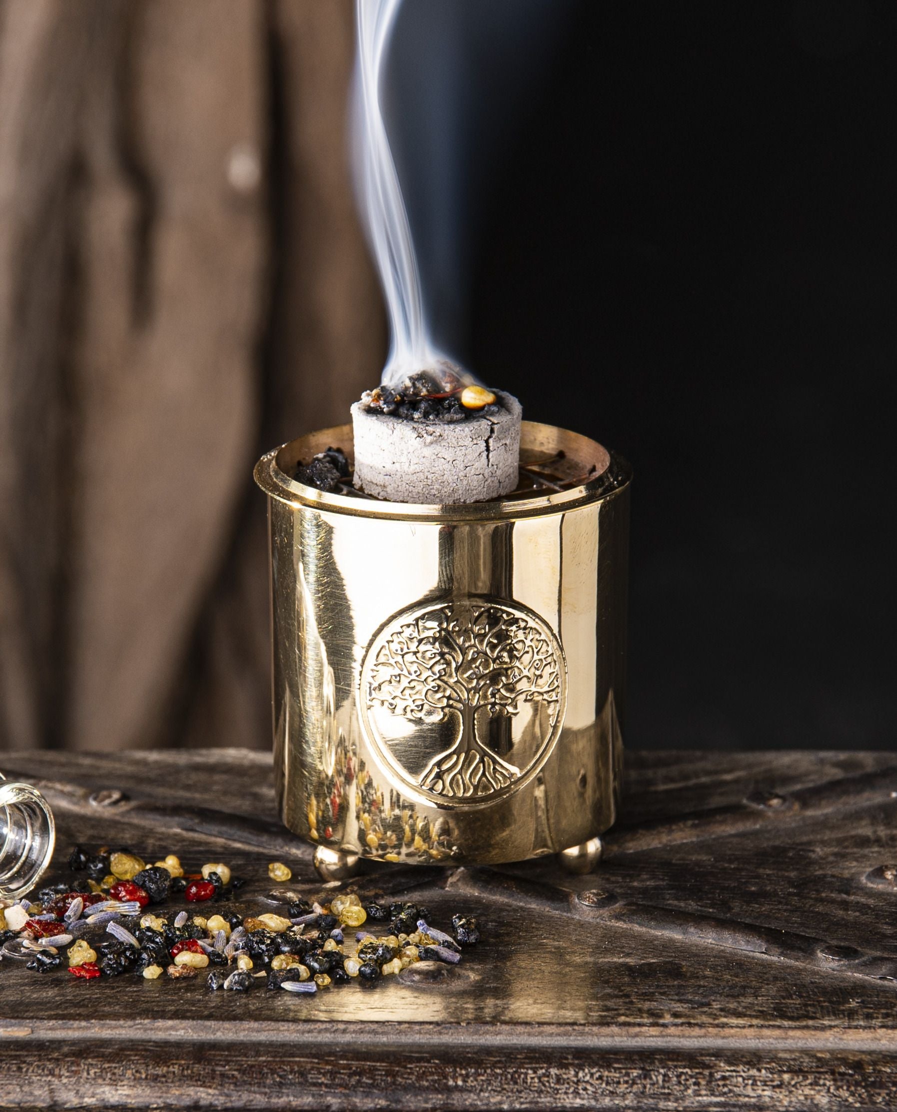 Netzgefäß aus Messing