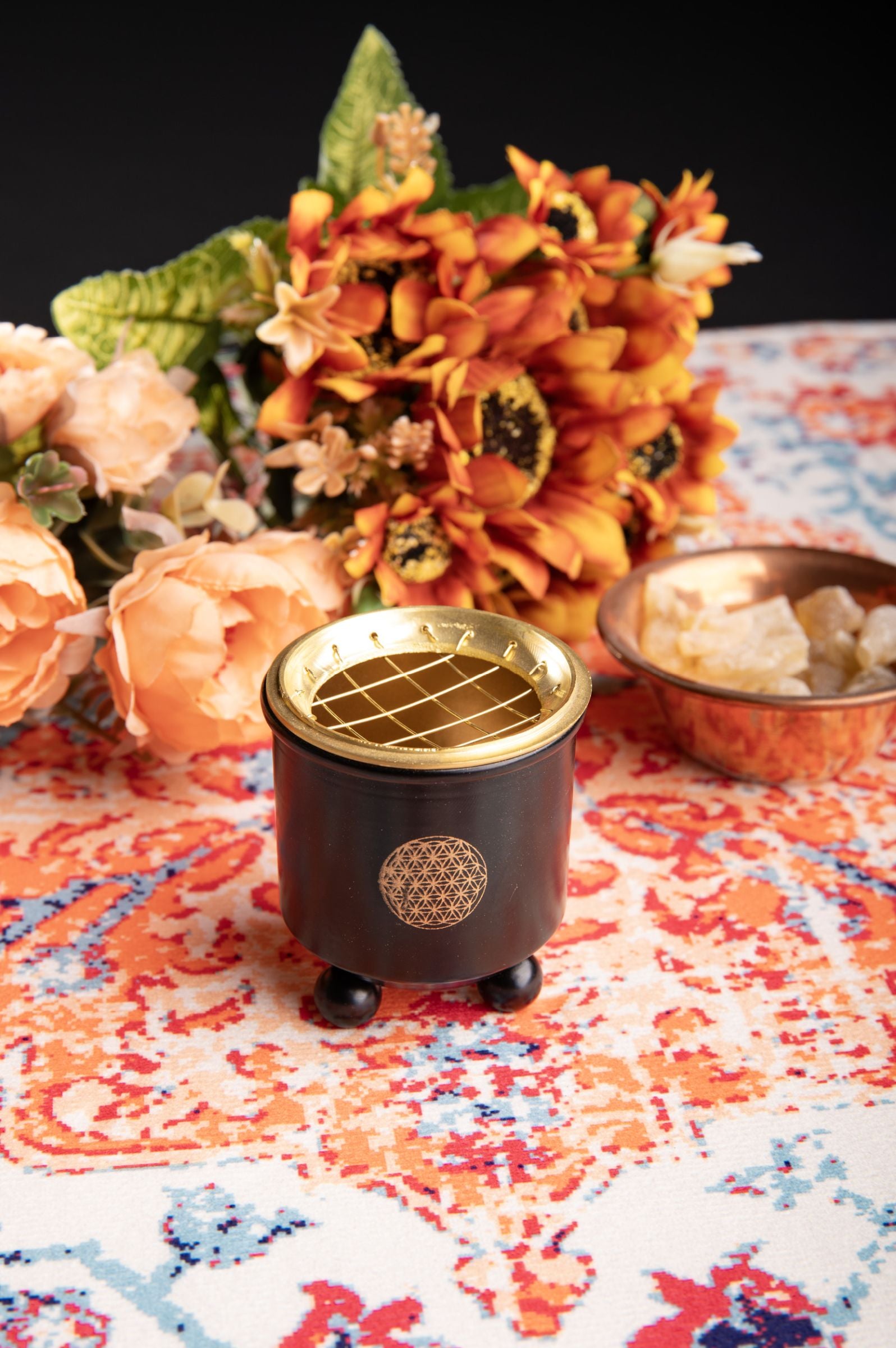 Netzgefäß Mondana - mit Blume des Lebens