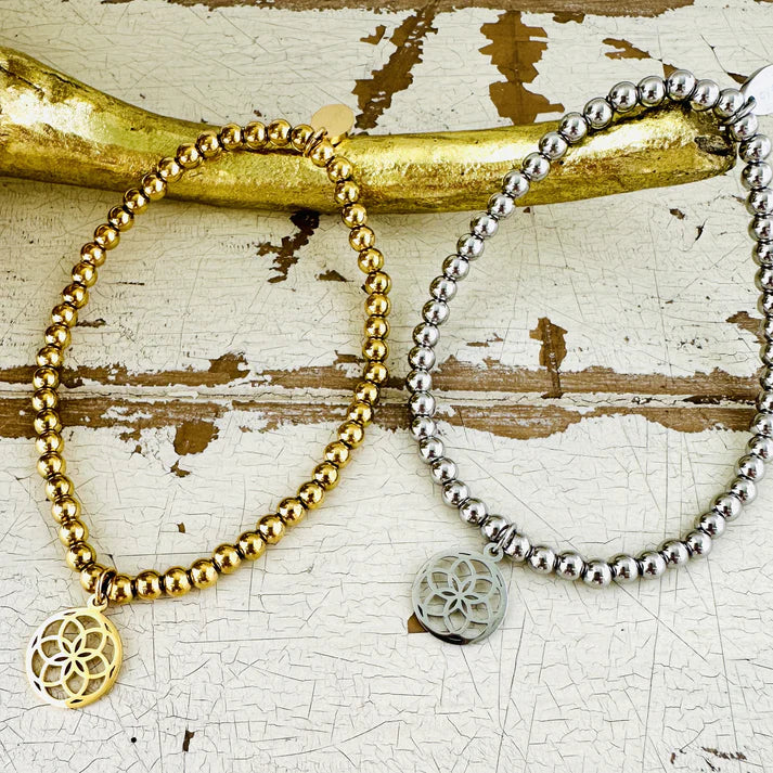 Kugelarmband mit Seed of Life