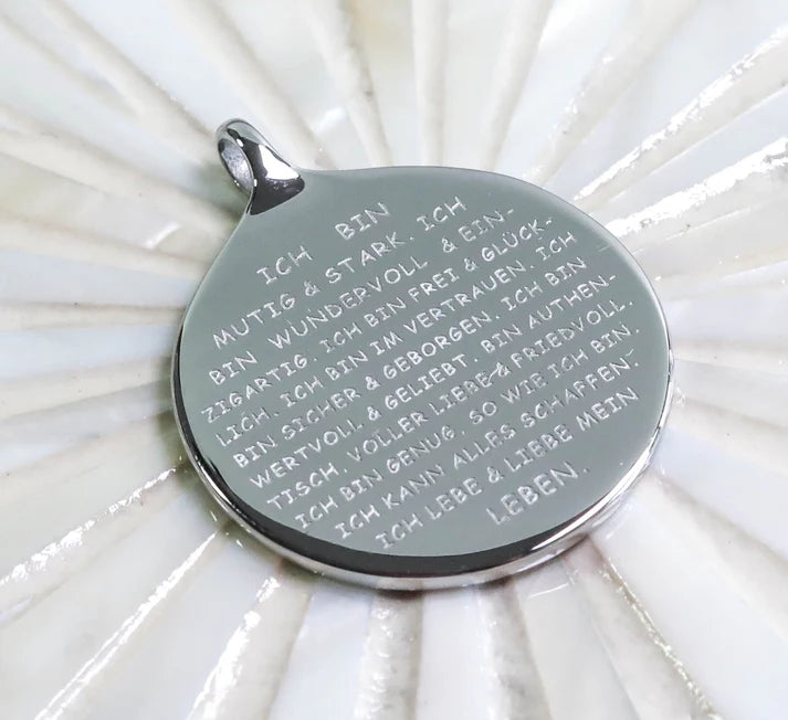 "ICH BIN" Anhänger - Liebeserklärung an dich selbst