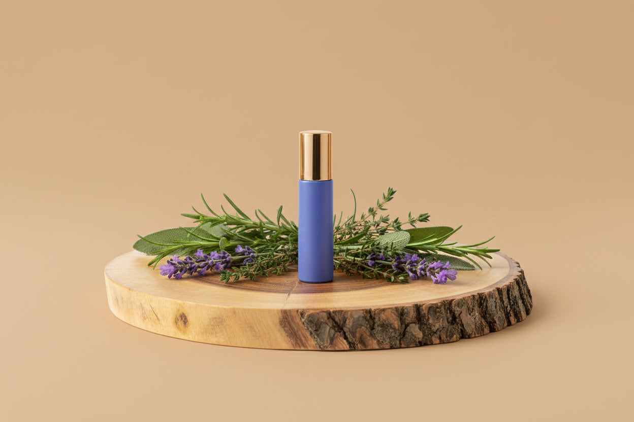 Roll-On Flasche 10 ml "Sternentor-Blau"