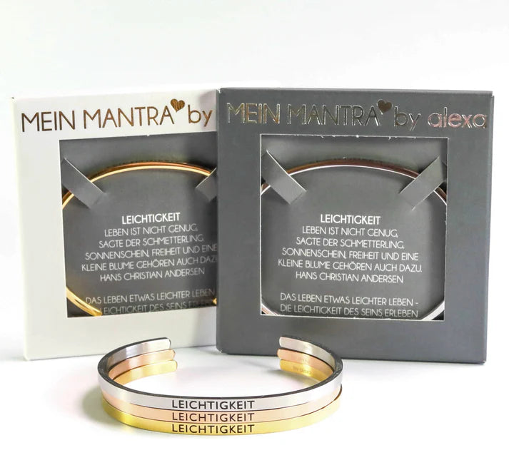 Mantraarmreif - LEICHTIGKEIT