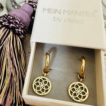 Hoop - Ohrringe mit Seed of Life